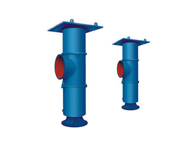 Vertical oblique flow pump